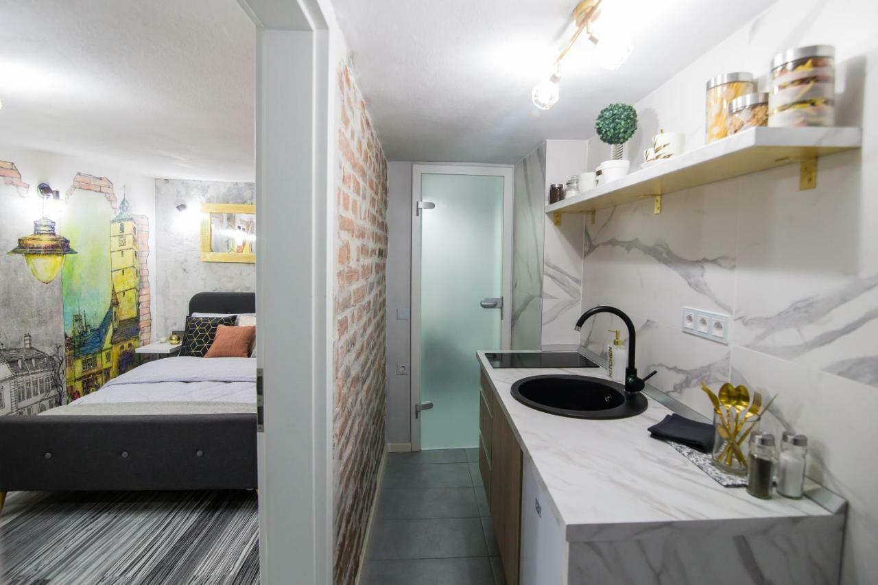 Old Town Studio Apartment Sibiu Buitenkant foto