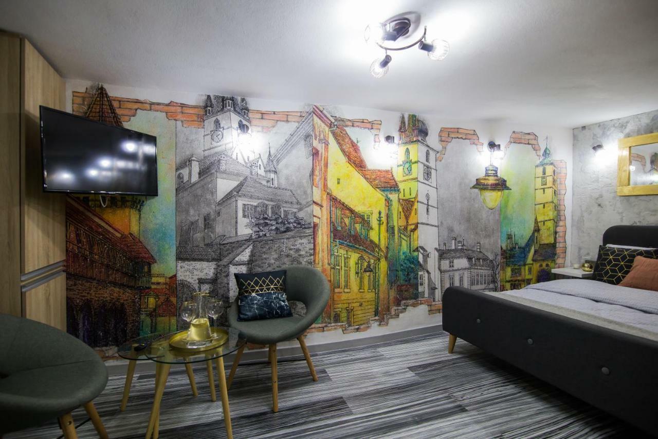 Old Town Studio Apartment Sibiu Buitenkant foto